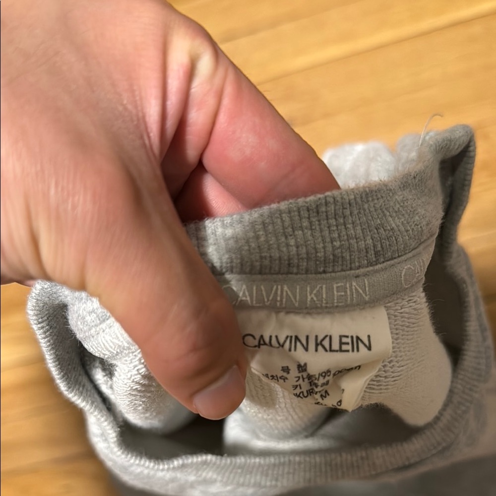 Calvin Klein Light Gray Pullover - Picture 2 of 3